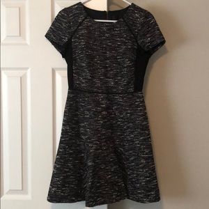 J Crew Twead Black Dress